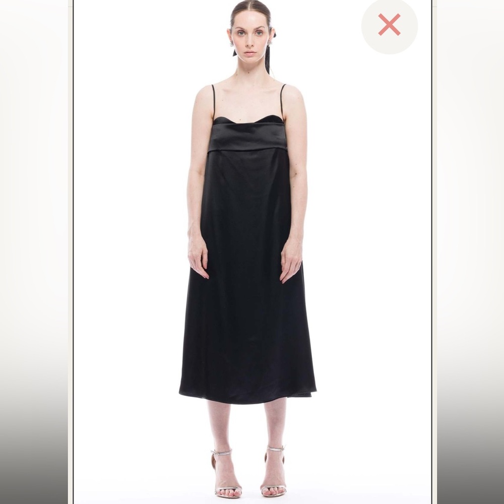 Toit Volant Verona Satin Dress NWT